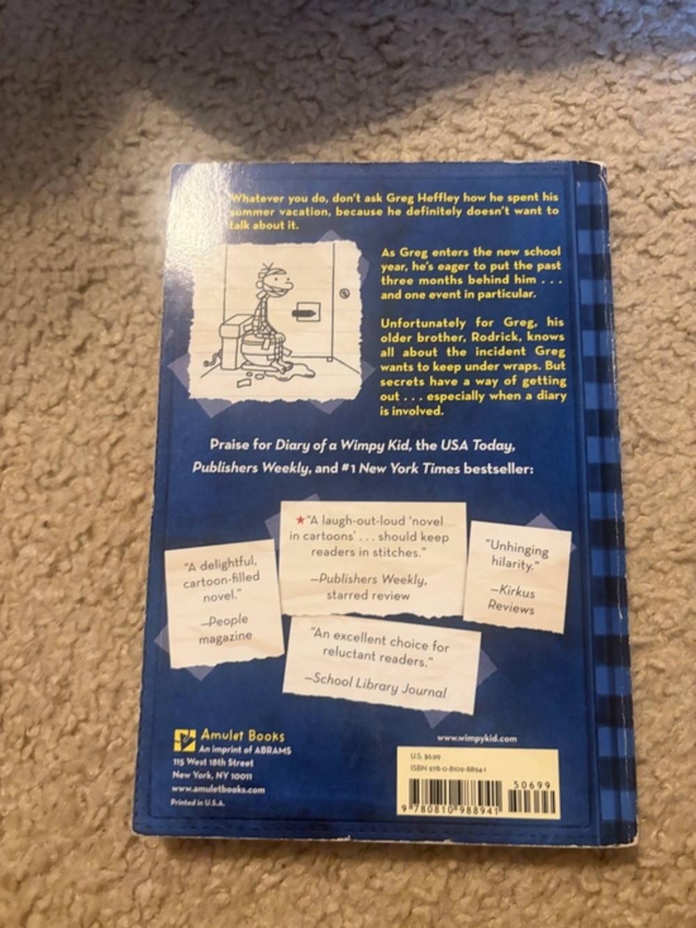 Diary of a Wimpy Kid: Rodrick Rules By Jeff Kinney